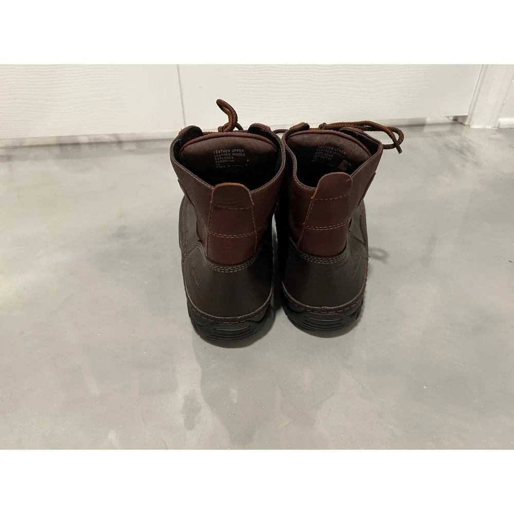 Earth Shoes‎ Explorer Sandston Mens Brown Leather Thinsulate Duck Boots Size 13